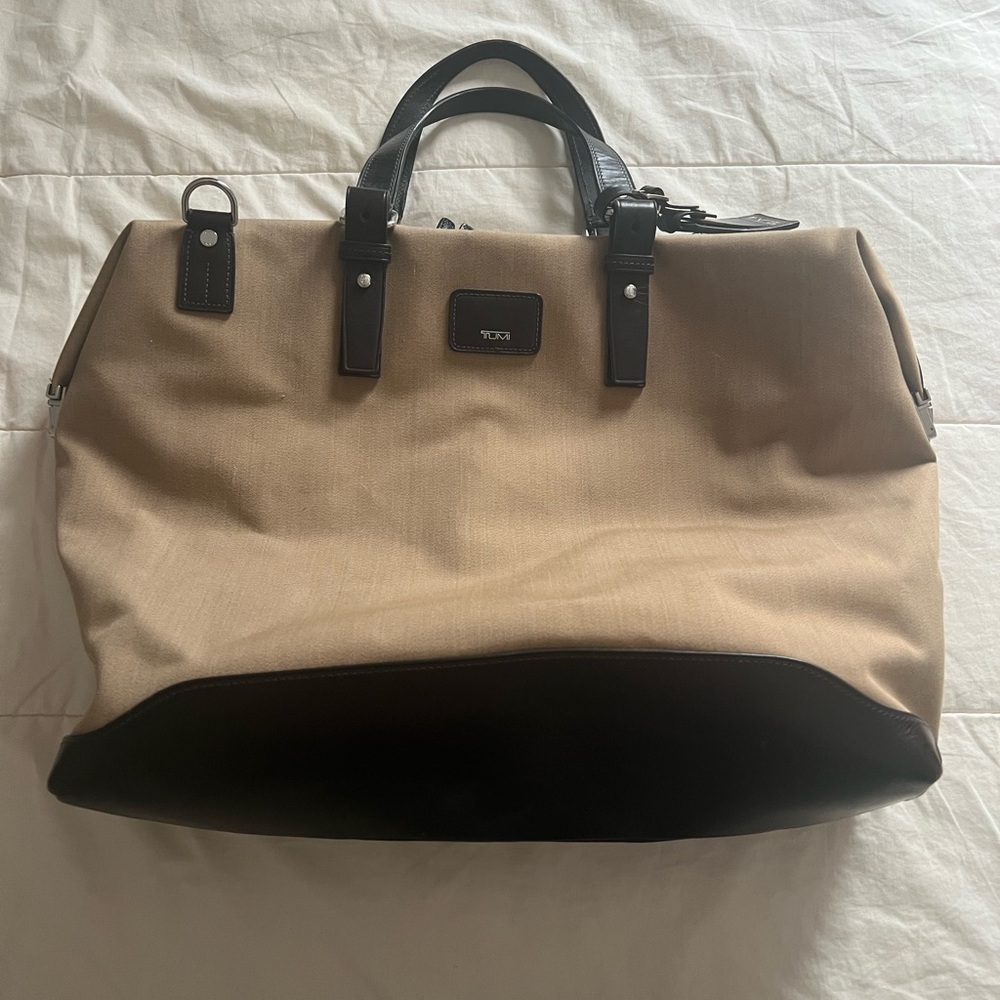 Tumi Tan and Brown Men's Bag